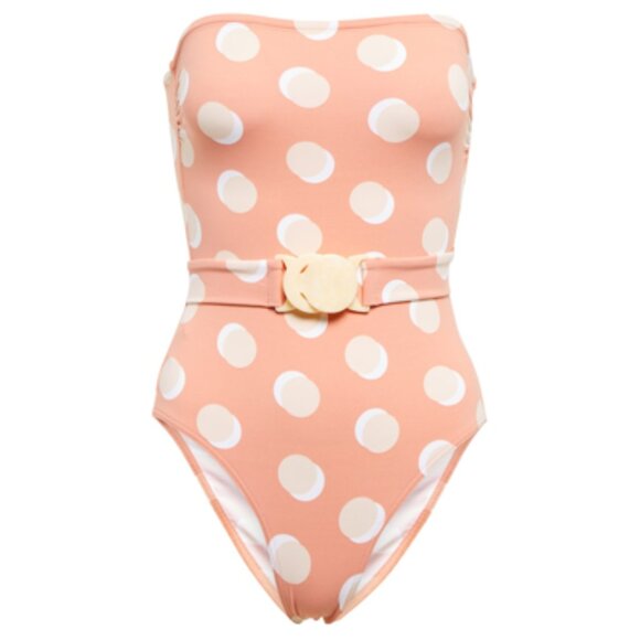 ERES Nuit Lune One-Piece Bandeau Swimsuit in Lune Coquillage-  Size 38/US 6 - Picture 1 of 8